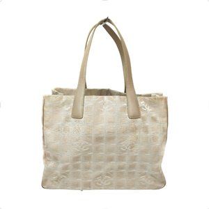 Auth Chanel New Travel Line Tote Bag #19275C95